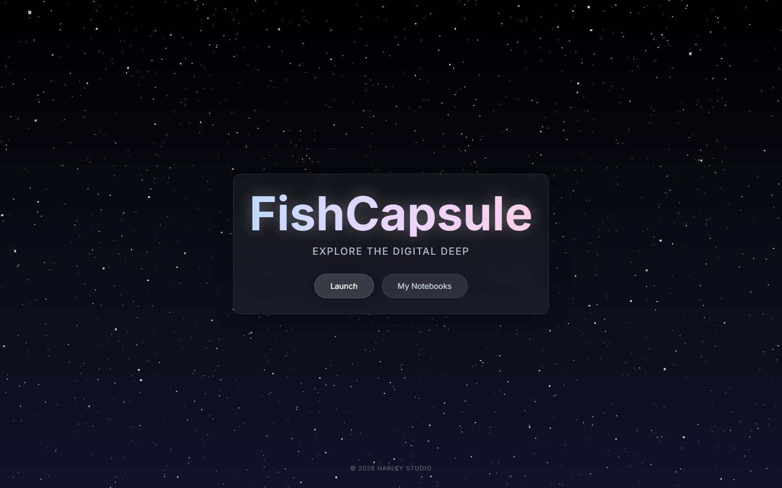 FishCapsule landing page preview